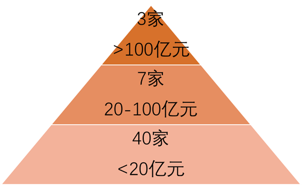  跨境物流企業(yè)梯隊分布