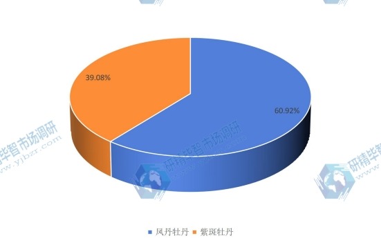 中國2016年不同種類油用牡丹產(chǎn)量市場份額 中國2016年不同種類油用牡丹產(chǎn)量市場份額