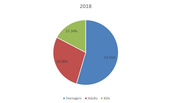 2018年按應(yīng)用劃分的全球滑板銷售市場份額(%) 2018年按應(yīng)用劃分的全球滑板銷售市場份額(%)